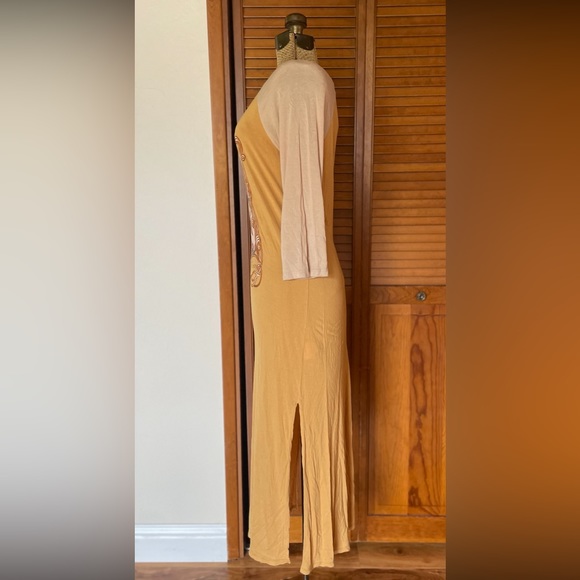 Spell | Mustard Wild Child Raglan Tee Dress | L - Picture 5 of 16